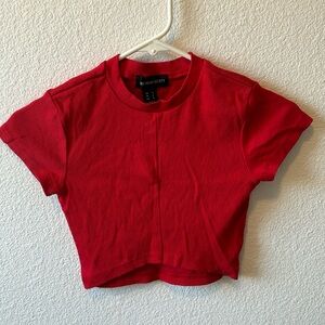 Red Crop Top
